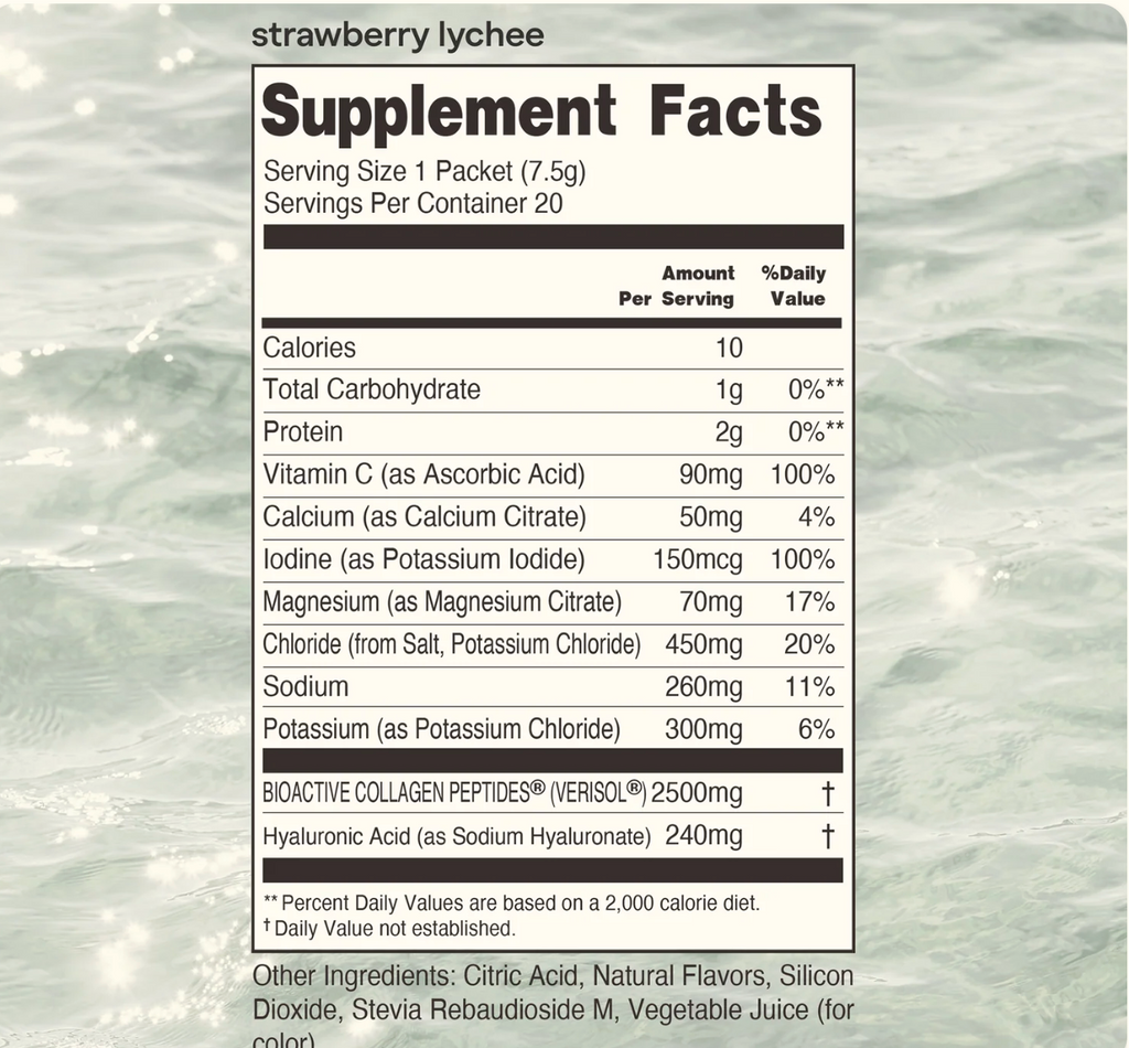 DrinkSprinter Advanced Skin Hydration in Strawberry Lychee