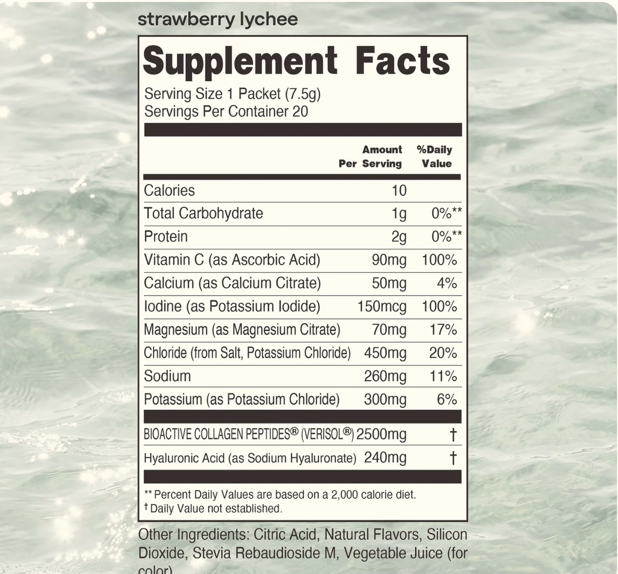 DrinkSprinter Advanced Skin Hydration in Strawberry Lychee